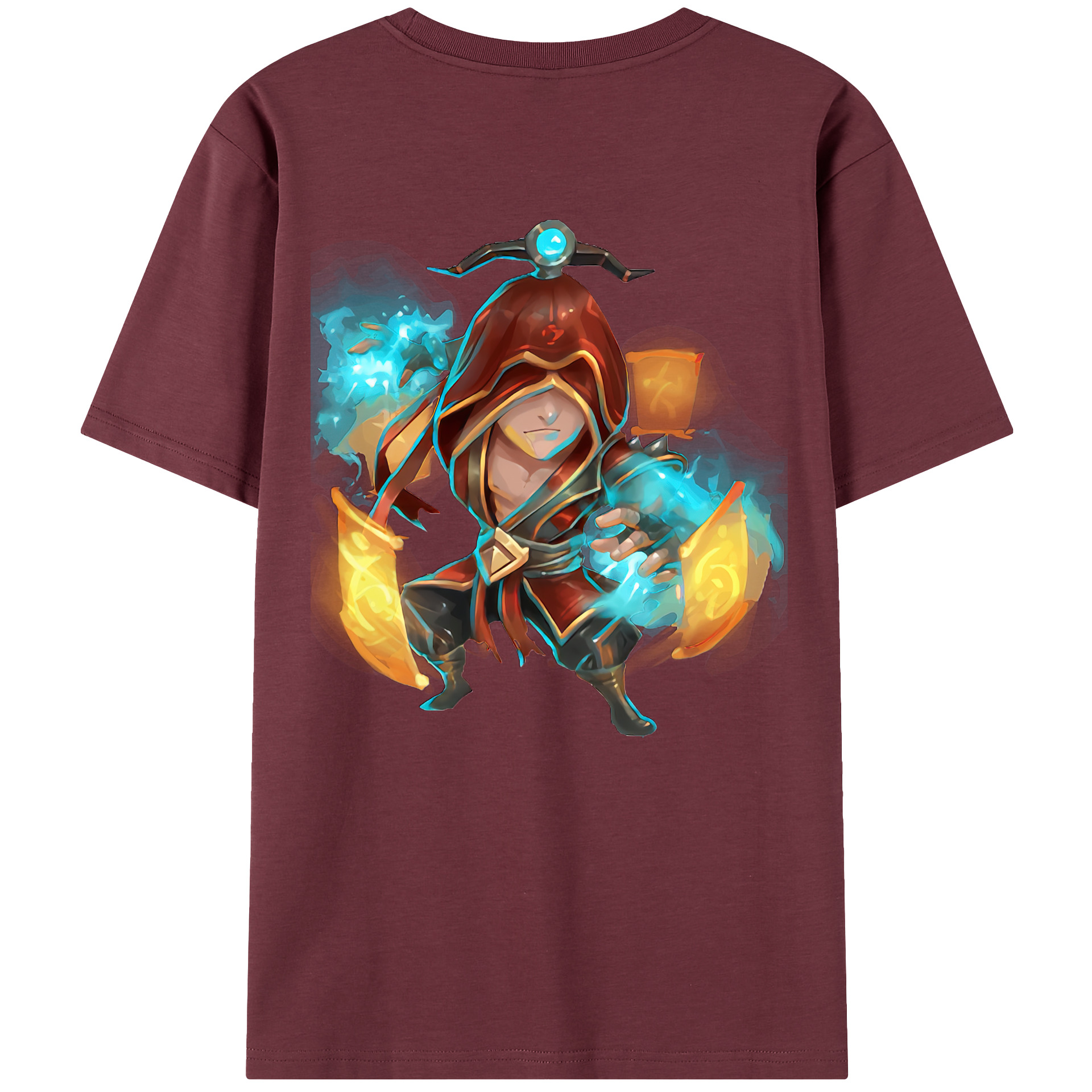 リーグ・オブ・レジェンド League of Legends LOL 綿100％半袖Tシャツ（背面プリント）